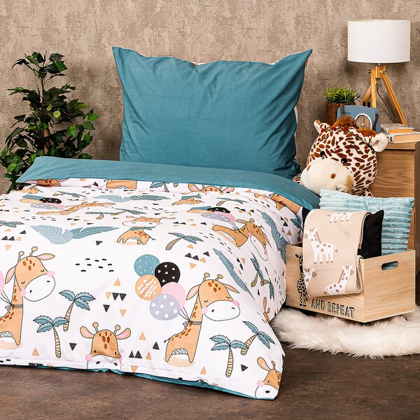 Dětské bavlněné povlečení Little giraffe