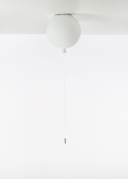 Brokis Stropní svítidlo Memory Ceiling 250 PC878, 1xE27 Barva skla: Triplex opál, Koncovka: Černá, Povrchová úprava skla: Matovaný oboustranný povrch skloviny