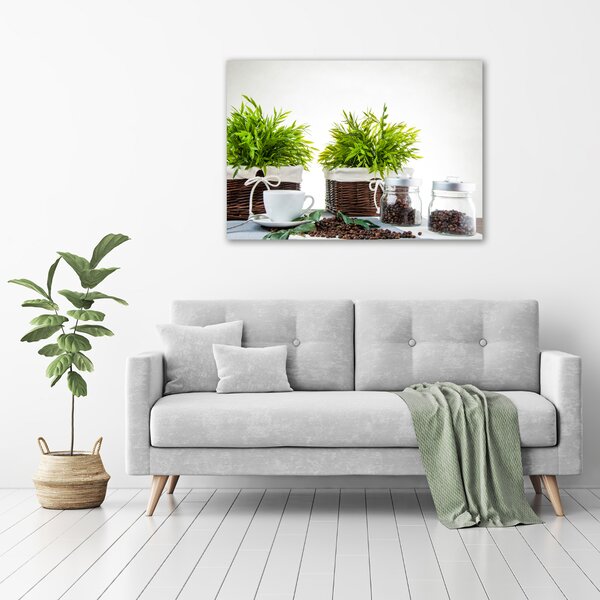Foto obraz canvas Dům káva oc-58527473