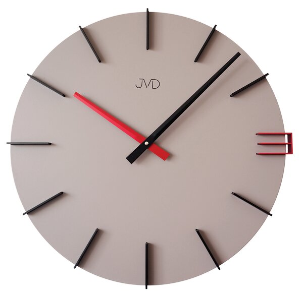 JVD Designové moderní béžové hodiny JVD HC44.3 ( )