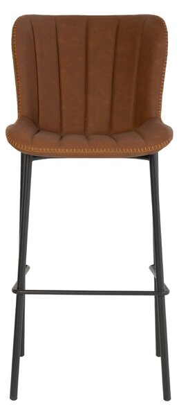 Barová židle ley 78 cm hnědá