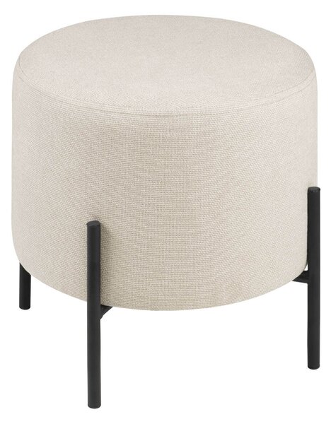 Puf amila Ø 40 cm béžový