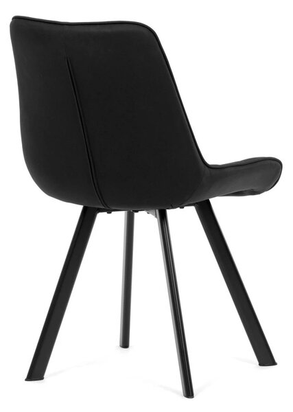 Vikio Jídelní set pro 6 osob 160x90 cm dub-černá VJS116-61C