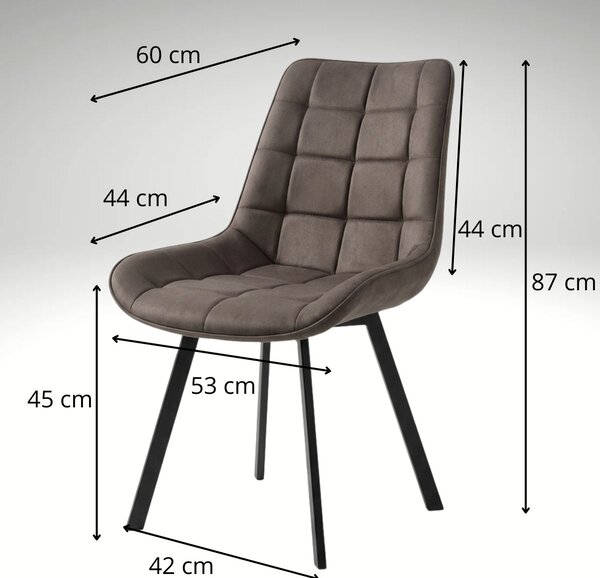 Vikio Jídelní set pro 6 osob 160x90 cm dub-hnědá VJS116-61H