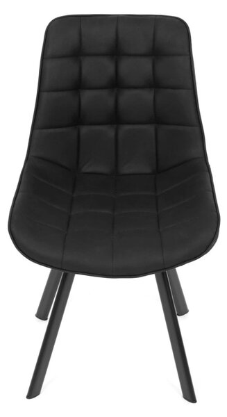 Vikio Jídelní set pro 6 osob 160x90 cm dub-černá VJS116-61C