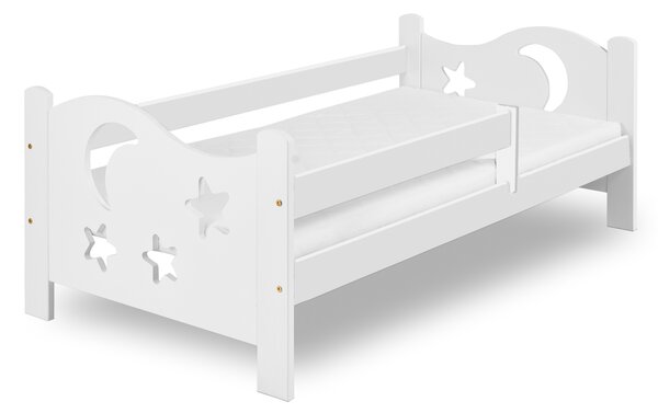 Dětská postel MOON 80 x 160 cm, bílá