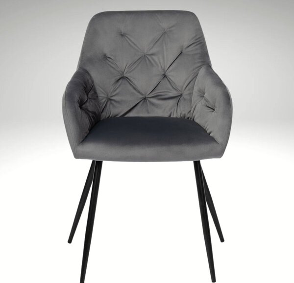 Vikio Jídelní set 4+1 160x90 cm dub, šedá VJS136-4S