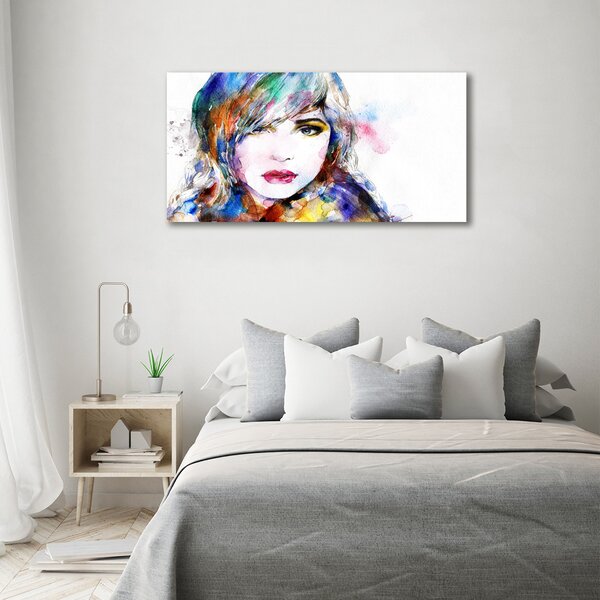Foto obraz sklo tvrzené Tvář ženy osh-59953220