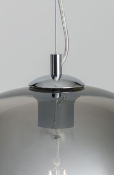 Redo Designové závěsné svítidlo Bowl Ø 20cm Barva: Chrom