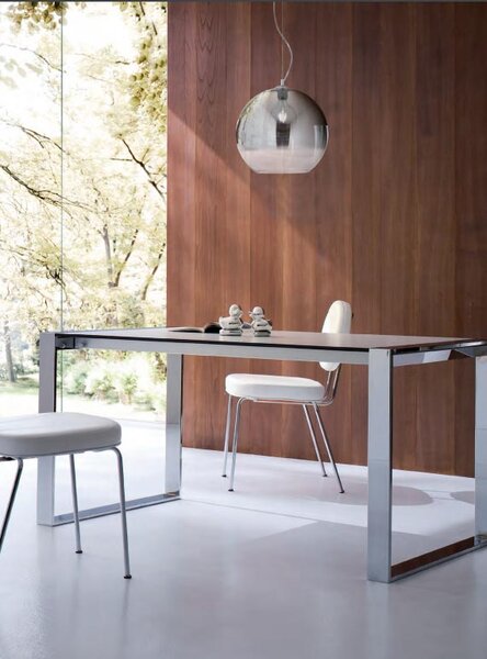 Redo Designové závěsné svítidlo Bowl Ø 20cm Barva: Chrom
