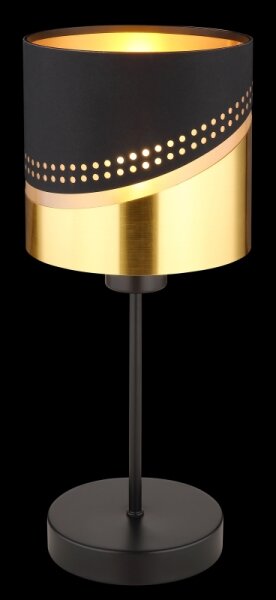 Globo 54046T - Stolní lampa OR 1xE27/40W/230V pr. 16 cm černá/zlatá