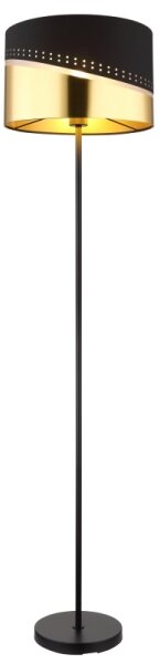 Globo 54046S - Stojací lampa OR 1xE27/60W/230V pr. 35 cm černá/zlatá