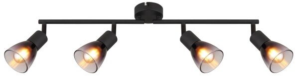 Globo 54312-4 - Bodové svítidlo SATELLA 4xE14/25W/230V černá