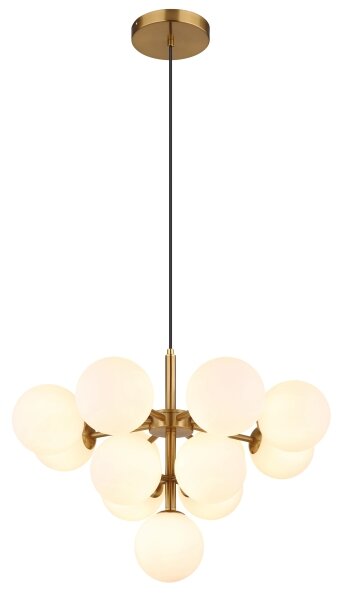 Globo 56143-13G - Lustr na lanku GRAPPY 13xG9/5W/230V pr. 56 cm zlatá