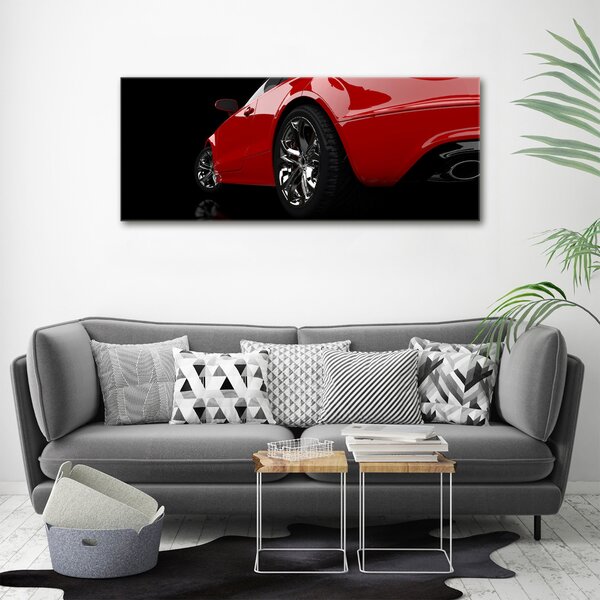 Foto obraz na plátně Červené auto oc-60704339