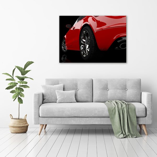 Foto obraz na plátně Červené auto oc-60704339