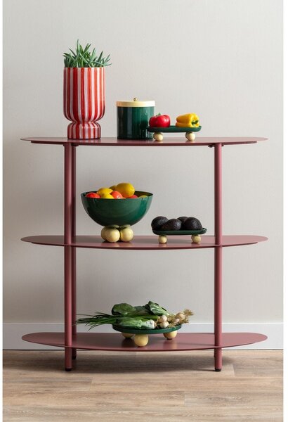 Vínový kovový regál 90x82x28 cm Riqueza – Leitmotiv