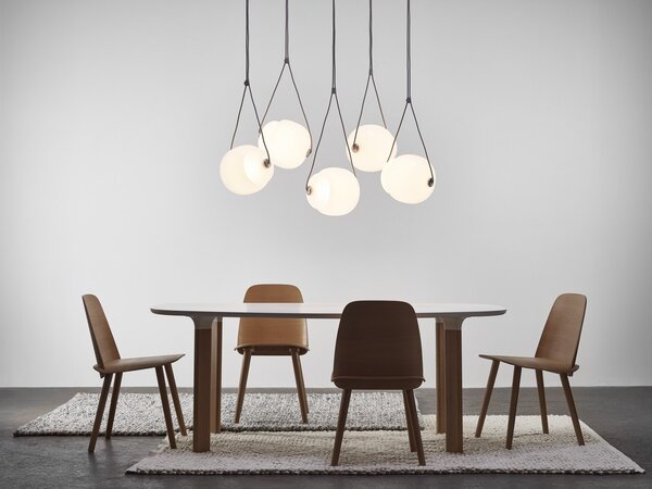 Brokis Designové LED závěsné svítidlo Capsula single PC937, 2700K Barva skla: Šedá kouřová - transparentní sklo, Barva vnitřního skla: Šedá kouřová - transparentní sklo, Baldachýn: Kov - černý matný komaxit