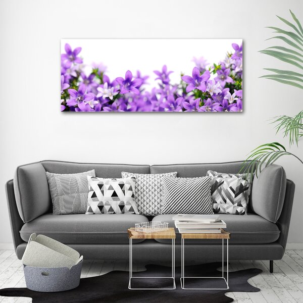 Fotoobraz na skle Fialové zvonky osh-61481460