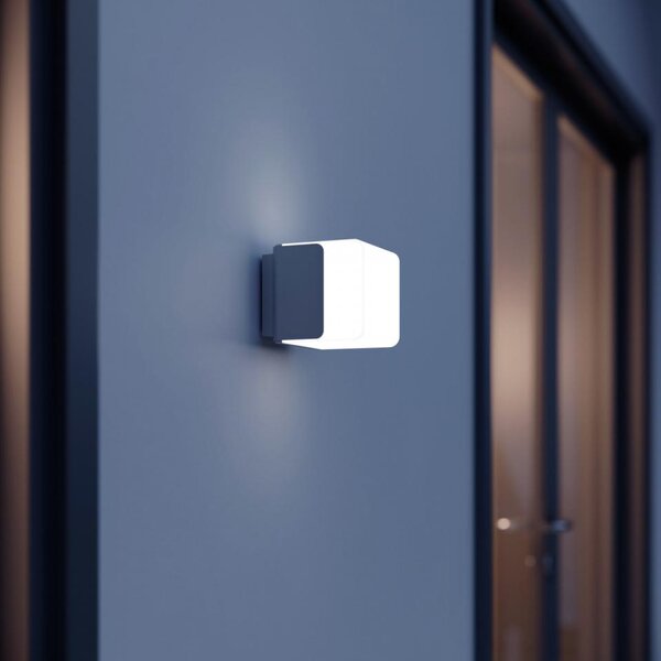 Steinel Venkovní nástěnné svítidlo L 835 LED se senzorem a bluetooth, IP44 Barva: Stříbrná