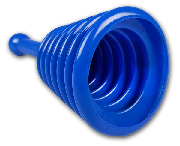 TURBO PRODUKTE Zvon na odpad Medium modrý Ø 12,5 cm umyvadlo dřez sprcha