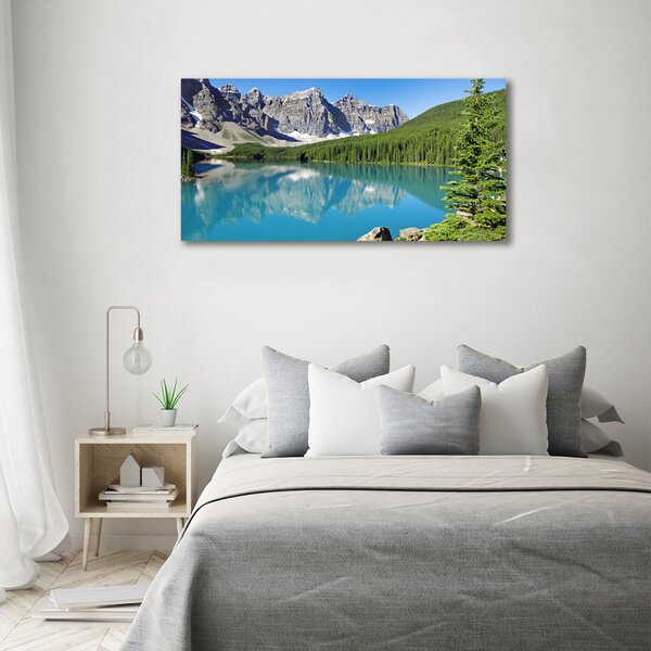 Fotoobraz na skle Jezero v horách osh-61685210