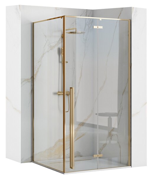 Sprchový kout Rea FARGO 90x90 cm - zlatý