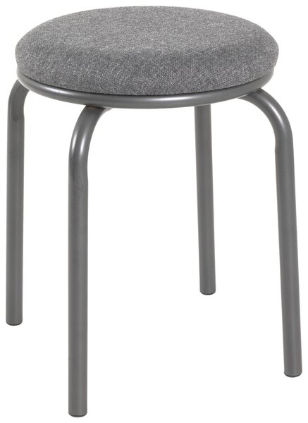 STOHOVATELNÁ STOLIČKA, kov, textil, 46/45/46 cm Carryhome - Taburety