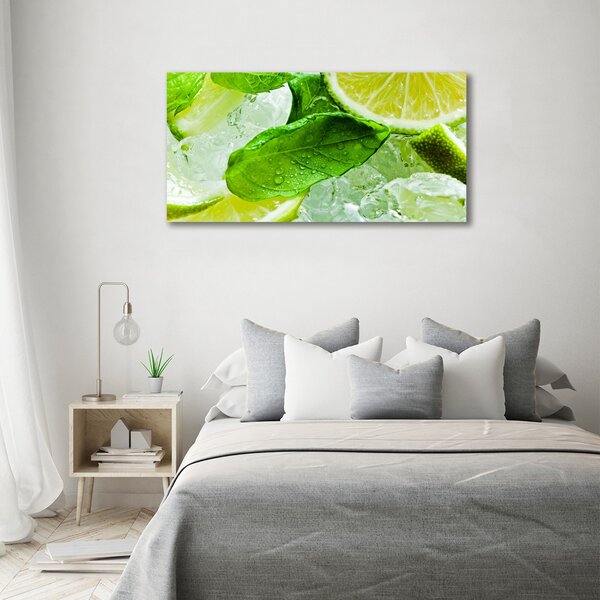 Foto obraz canvas Limetka s ledem oc-61933128