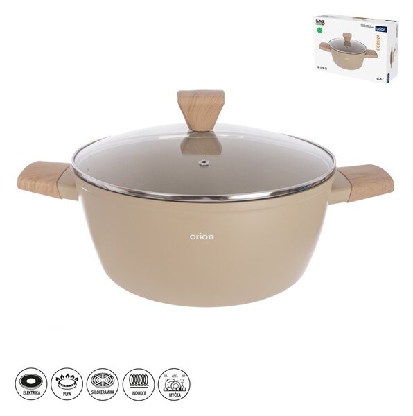 Kastrol s pokličkou/s keramickým povrchem 6,6 l Ecrina – Orion