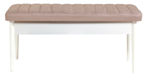 Jídelní set Vlasta 1 (bílá + světle hnědá) (pro 4 osoby)