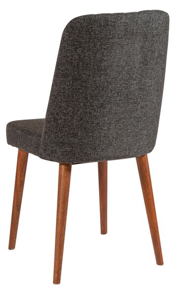 Jídelní set Vlasta 1 (ořech + antracit) (pro 4 osoby)