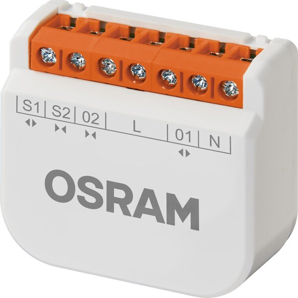 OSRAM SMART+ WiFi spínací modul pro záclony, 4A zatíení motoru, ovládání aluzií, inteligentní domácnost, kompatibilní s Alexa, bílý