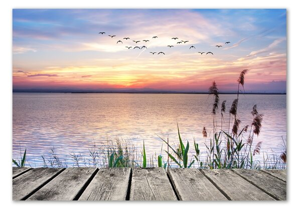 Foto obraz fotografie na skle Jezero východ osh-62496449