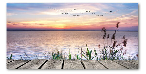 Foto obraz fotografie na skle Jezero východ osh-62496449