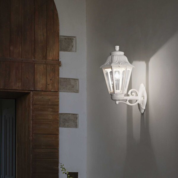 Ideal Lux Nástěnné svítidlo ANNA AP1 BIG NERO, IP55