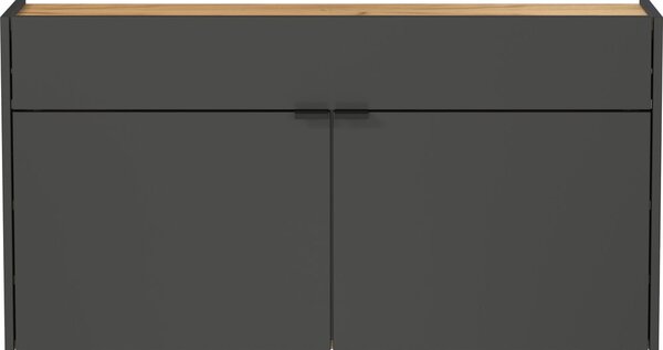 Antracitová skříňka 110x57x22 cm Ameca – Germania
