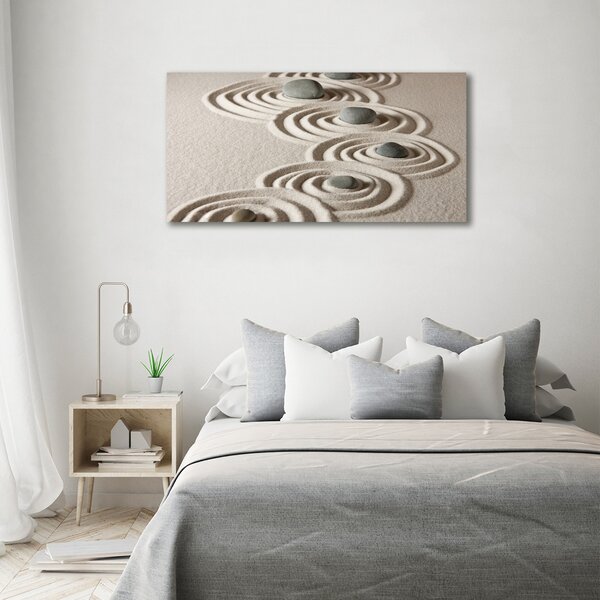 Foto-obraz canvas na rámu Kameny zen písek oc-62705757