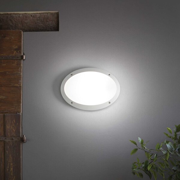 Ideal Lux Nástěnné svítidlo MEDEA-1 AP1 BIANCO, IP66