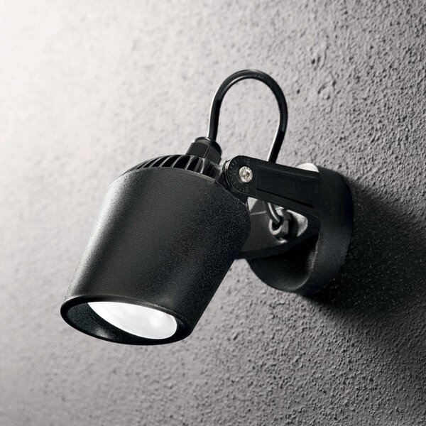 Ideal Lux Nástěnné svítidlo ELIO AP NERO, IP66