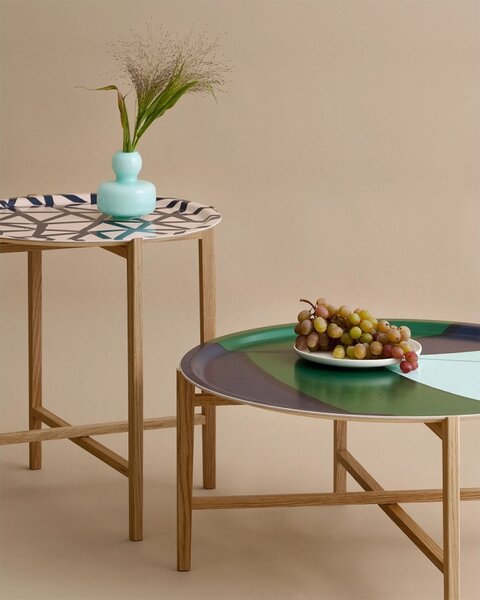 Marimekko Podnos Savanni 65cm, modro-zelený