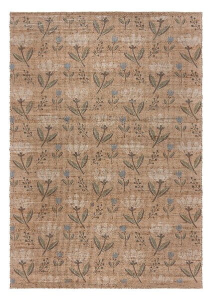 Ručně tkaný koberec s příměsí juty v přírodní barvě 160x230 cm Arriana – Flair Rugs
