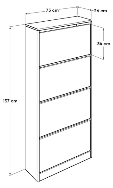 ASIR Botník SHC-540 bílý