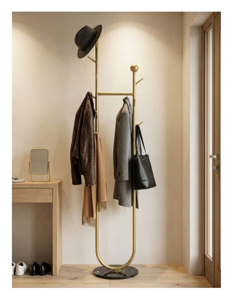 Kovový věšák ve zlaté barvě 40x175 cm Axi – Mauro Ferretti