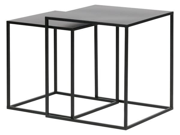 WOOOD Set konferenčních stolků ZIVA černá 373706-Z