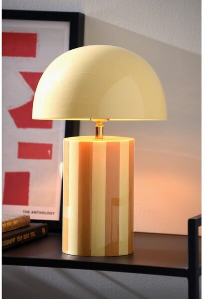 Žlutá kovová stolní lampa (výška 34 cm) Rayado – Leitmotiv
