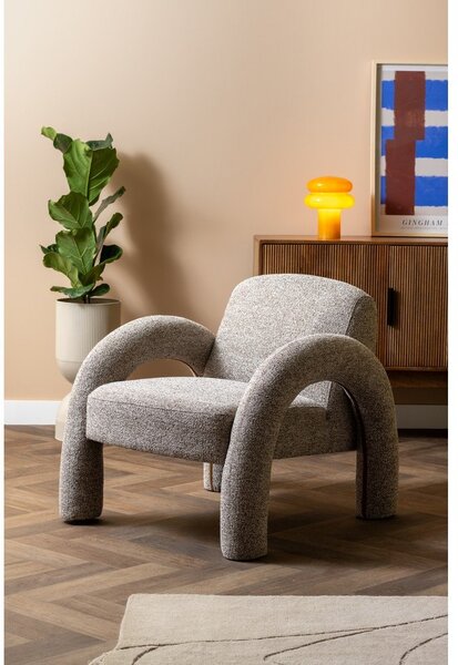 Okrově žlutá skleněná stolní lampa (výška 24 cm) Incesante – Leitmotiv