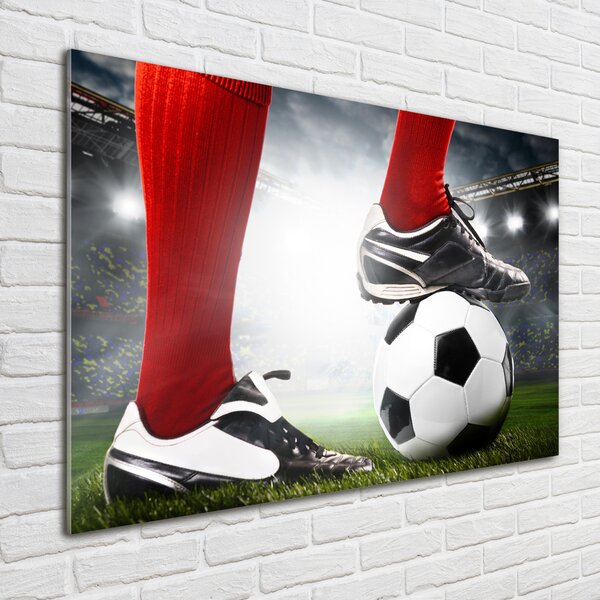 Fotoobraz na skle Nohy fotbalisty osh-64594715