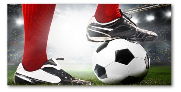 Fotoobraz na skle Nohy fotbalisty osh-64594715