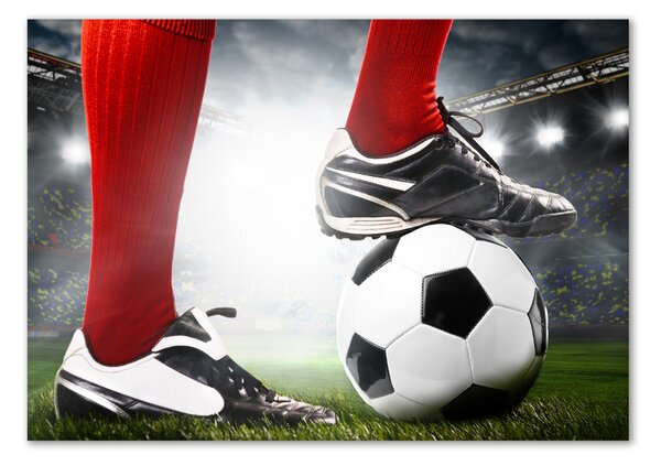 Fotoobraz na skle Nohy fotbalisty osh-64594715
